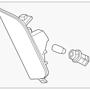 Side Marker Lamp - Mazda (NA1J-51-5H0C)