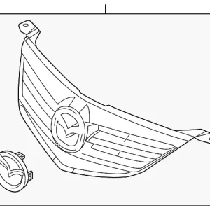 Grille Assembly - Mazda (BN9G-50-710C-18)