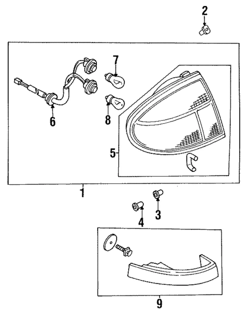 Socket - Mazda (BC1M-51-155A)