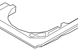 Floor Cover Panel Bracket - Mazda (GRV2-68-8F0)
