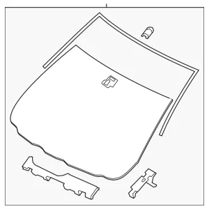 Windshield - Mazda (DB4G-63-900A)