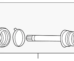 Outer Joint Assembly - Mazda (FA52-22-610C)