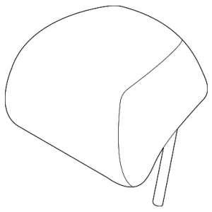 Headrest, Outer - Mazda (DGJ5-88-240-02)