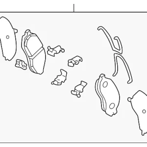 Brake Pads Front - Mazda (NCY3-33-23Z)