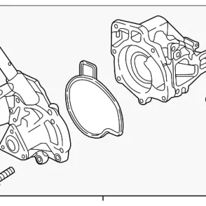 Water Pump Assembly - Mazda (P51B-15-010D)