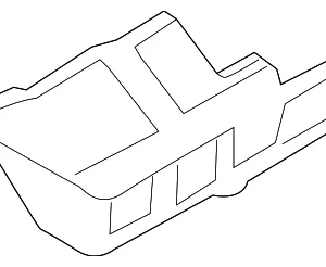 A/C Evaporator Core Case Insulator - Mazda (NA1P-61-J13)