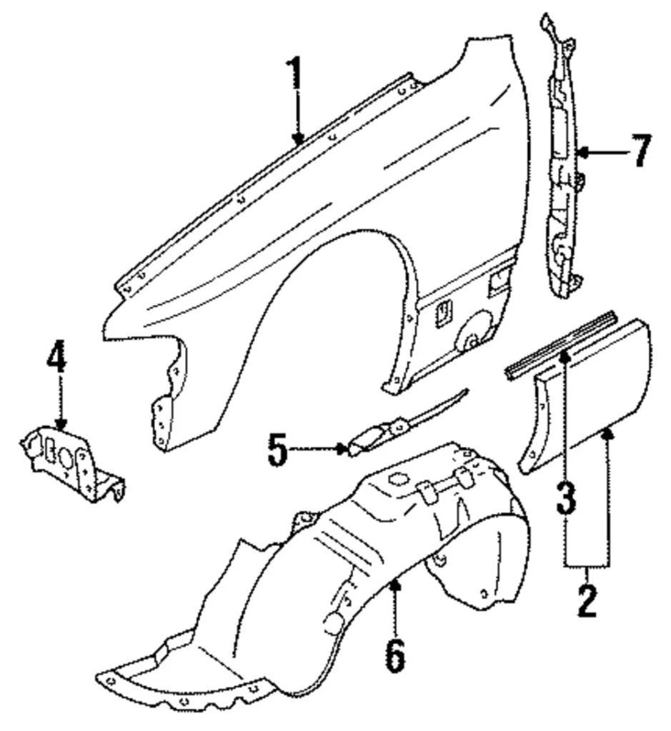Fender - Mazda (HG30-52-211D)