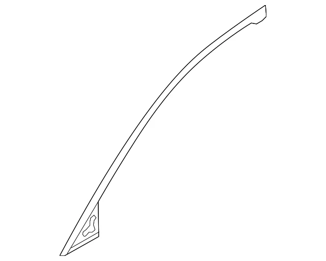 Upper Molding - Mazda (GHP9-50-985G)