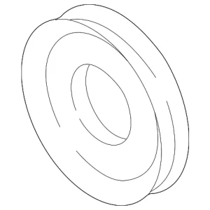 Pulley - Mazda (B3C7-15-131)