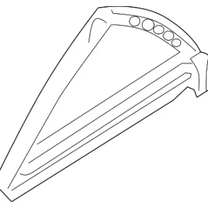 Weatherstrip - Mazda (GJ6A-73-651F)