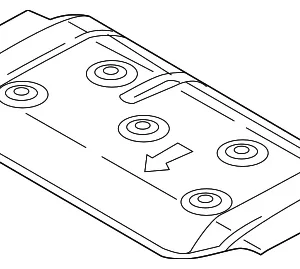 Muffler Shield - Mazda (KD53-56-451A)