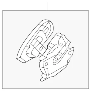 Lock Assembly - Mazda (GJR9-56-820)