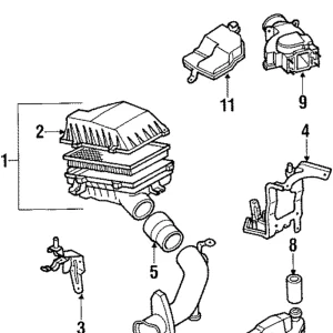 Air Hose - Mazda (F220-13-221B)