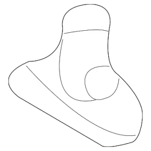 Front Weather-Strip Clip - Mazda (B01A-56-741)