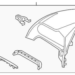 Cluster Bezel - Mazda (DB2W-55-420-02)
