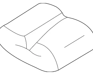 Trim Panel Gasket - Mazda (B30D-50-7M3)