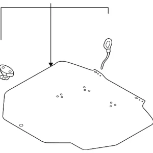 Spare Tire Panel - Mazda (BN5V-68-81X-02)