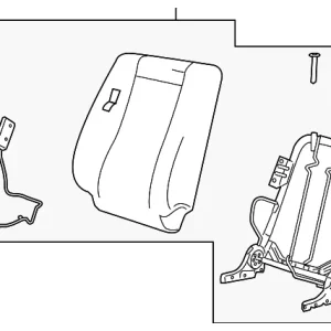 Seat Back Assembly - Mazda (ZZDA-88-180A-29)