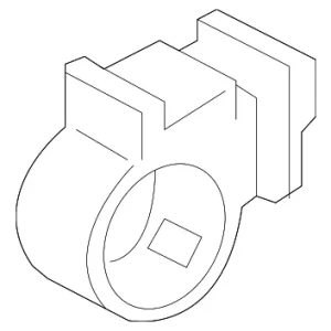 Vacuum Hose Retainer - Mazda (KD62-43-825)