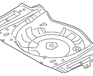 Rear Floor Pan - Mazda (GS3L-53-751A)