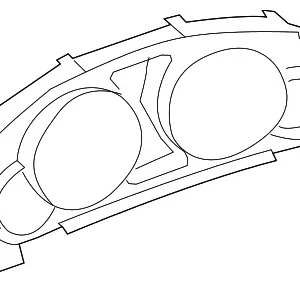 Cluster Bezel - Mazda (TK21-55-214)