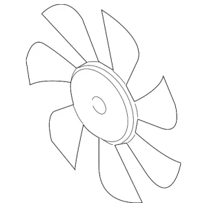 Fan Blade - Mazda (LFFM-15-140)