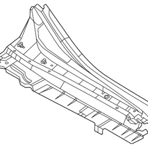 Cowl Grille - Mazda (VA45-50-7R0)