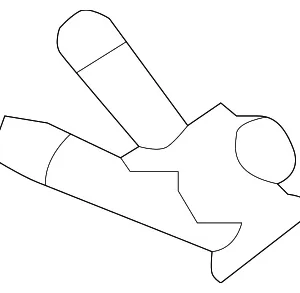 Washer Hose Joint - Mazda (BBN9-67-502)