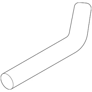 Water Hose - Mazda (SH01-13-539A)