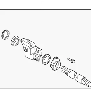 Intermediate Shaft - Mazda (GA68-25-700B)