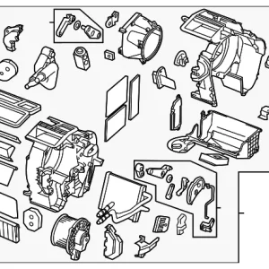 AC & Heater Assembly - Mazda (DR61-61-130B)
