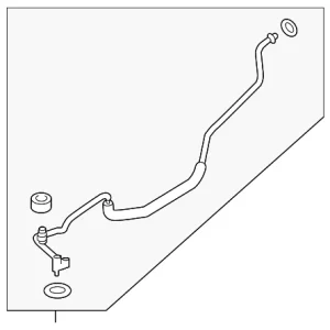 Pressure Hose - Mazda (NA9C-61-465B)