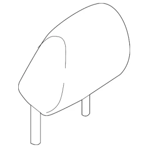Headrest - Mazda (BDHW-88-140-02)