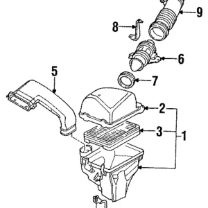 Mass Air Flow Sensor - Mazda (JE50-13-210R-00)