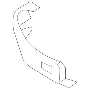 Rail Section Gusset - Mazda (C235-54-832A)