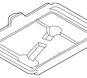 Battery Tray - Mazda (GS3L-56-040C)