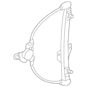 Window Regulator - Mazda (LC62-58-590D)
