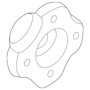 Water Pump Assembly Adapter - Mazda (FS01-15-117A)