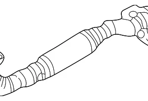 Exhaust Pipe - Mazda (FS70-40-500B)