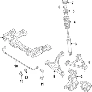 Strut - Mazda (F232-34-700)