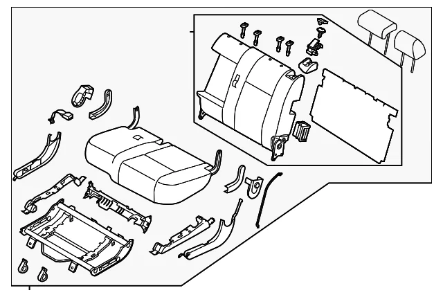 Seat Assembly - Mazda (TH26-57-25XC-02)
