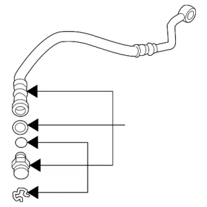 Outlet Hose - Mazda (N3H1-14-710D)
