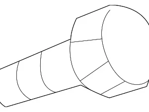 Bumper Cover Bolt - Mazda (9YAB-40-601)