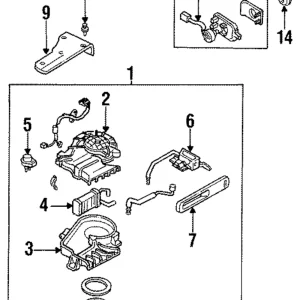 Heater Core - Mazda (LA03-61-D10)