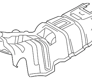 Center Shield - Mazda (BCKA-56-45XD)