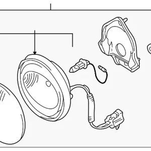 Fog Lamp Assembly - Mazda (BN5V-51-680)