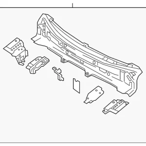 Cowl Top Panel - Mazda (TK48-53-500)