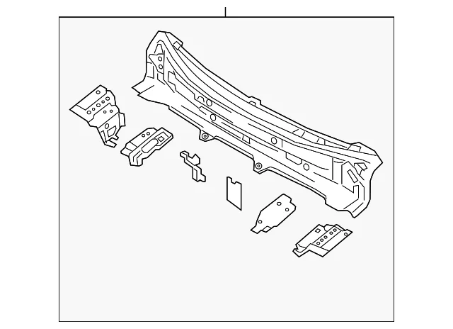 Cowl Top Panel - Mazda (TK48-53-500)