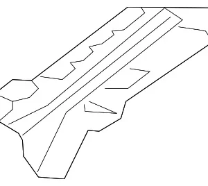 Cowl Panel Bracket - Mazda (KB7W-53-5DX)