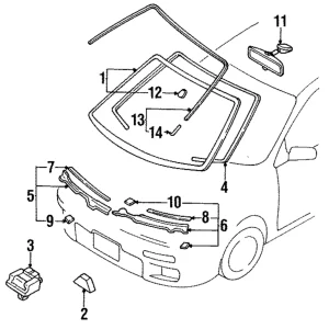 Reveal Molding - Mazda (BC1M-50-6AXB)